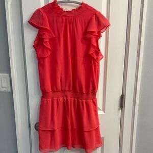Women’s Pink Ruffled Dress